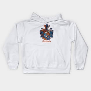 Shetenhelm Family Crest (rust variation) Kids Hoodie